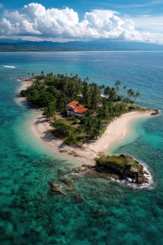 Nungwi White Sand Beach Panoramic View